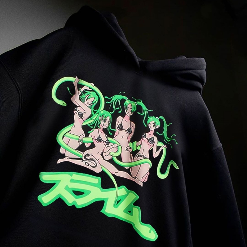 Siberia Hills Spirit SLIME PG Black Hoodie